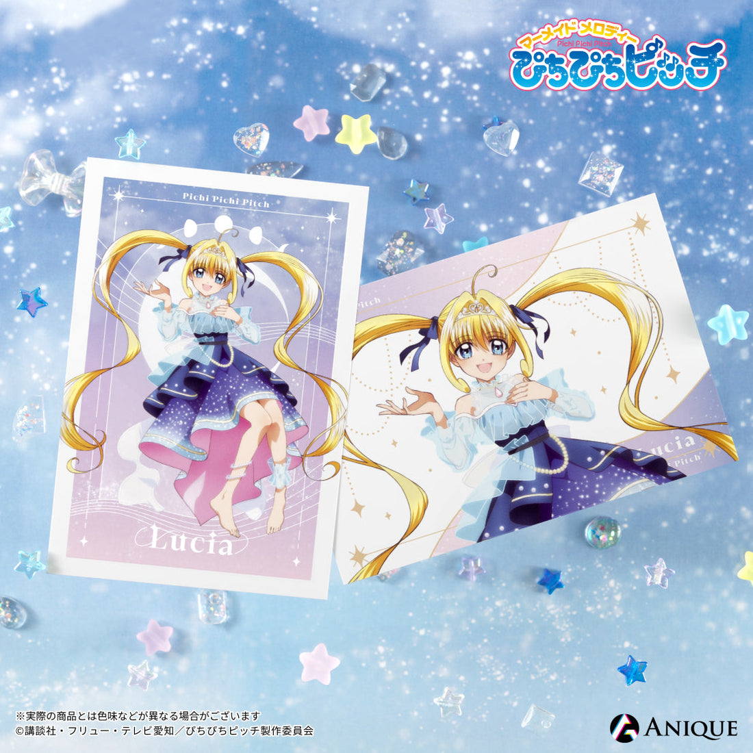 《Pre-Order》Postcard Set 明信片組｜唱K小魚仙 Pichi Pichi Pitch 月夜之人魚奏 POP UP SHOP (26PP47-P)