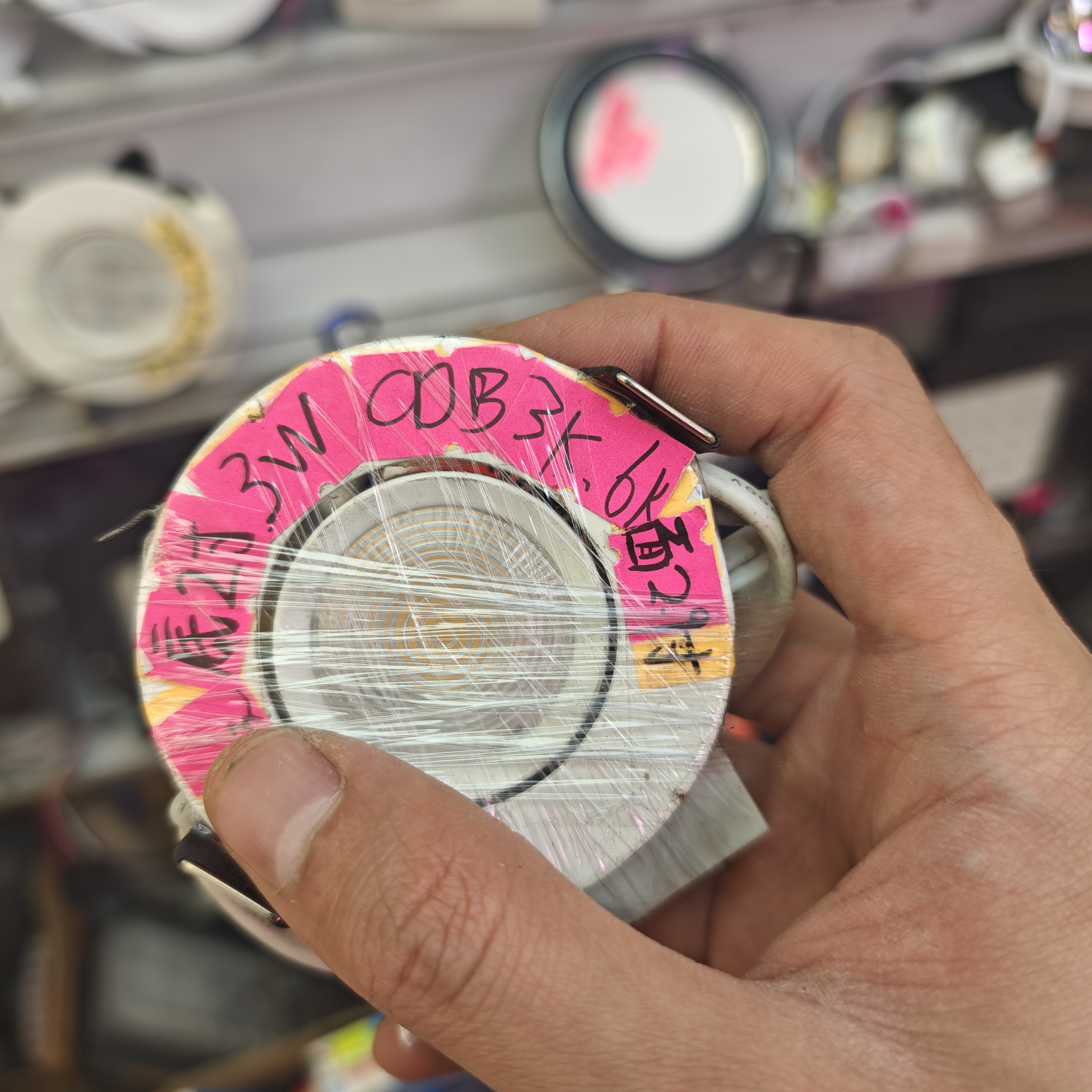 COB 3W 白邊嵌入式射燈