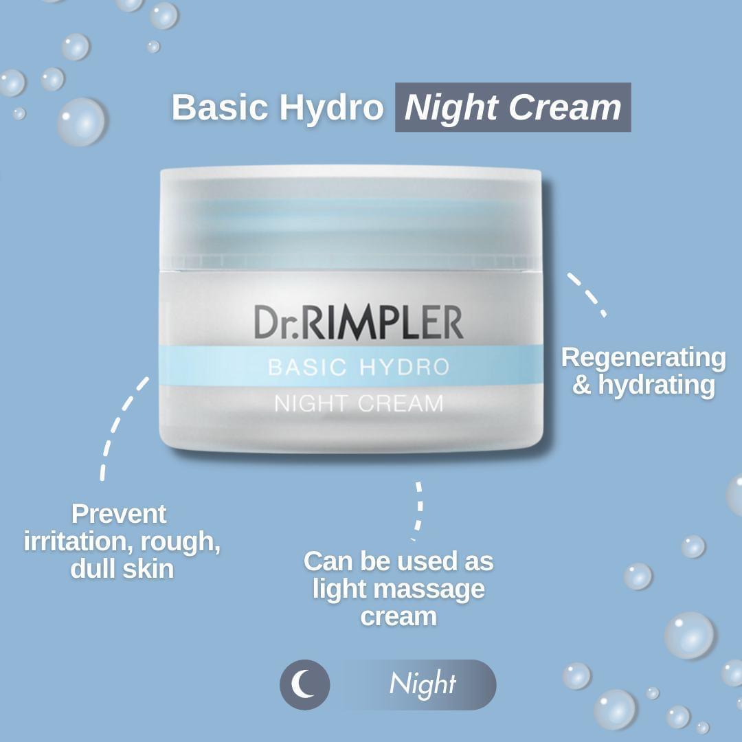 BASIC HYDRO NIGHT CREAM, 50ml