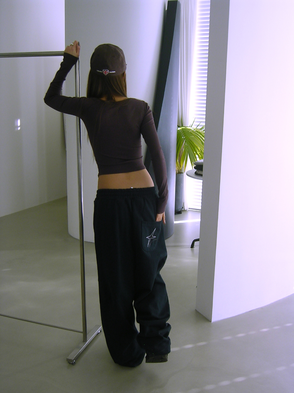Star Pocket Wide-Leg Sweatpants