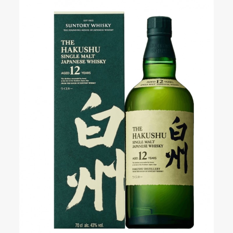 白州 12 年單一麥芽日本威士忌 The Hakushu Single Malt Japanese Whisky 12 Years O 43% 700mlld