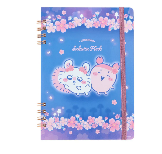 四月連線貨品 - 日本 CHIIKAWA Sakura Pink B6尺寸活頁筆記本