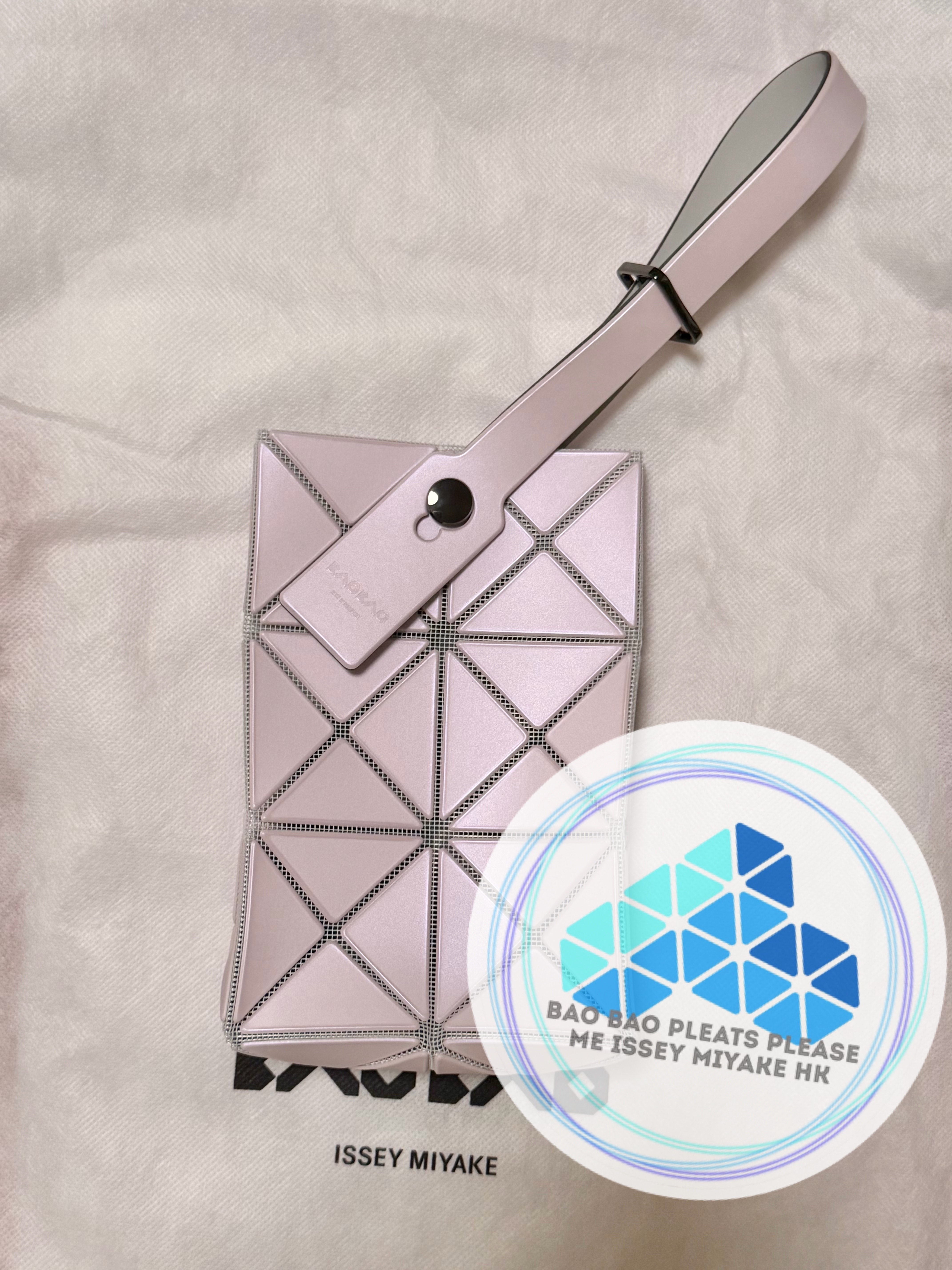 BAO BAO Lucent frost mini bag珍珠淺粉迷你手提袋