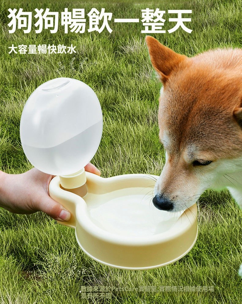 寵物隨行飲水杯 便攜外出水壺 蒙古包設計 貓狗通用（飲水壺）