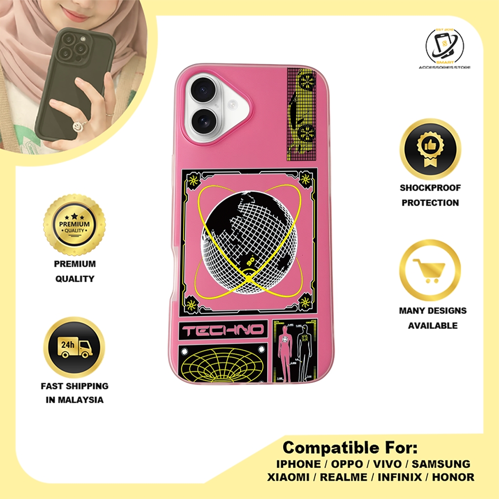 JELLY CASE PHONE FOR IPHONE - DESIGN TECHNO A