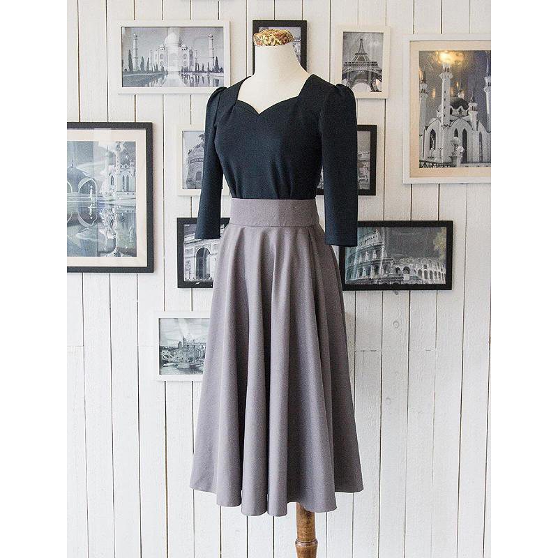 (SOLD OUT)Sweet Heart Dark Teal Green Top (FM058)