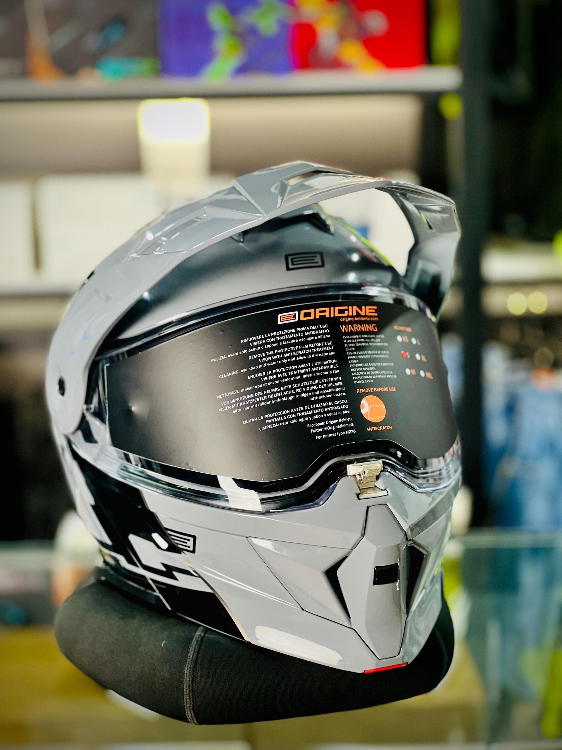 ORIGINE ADVENTURE CYBORG Helmet | Flip Up Touring Helmet | Stylish & Comfortable | ECE 22.06