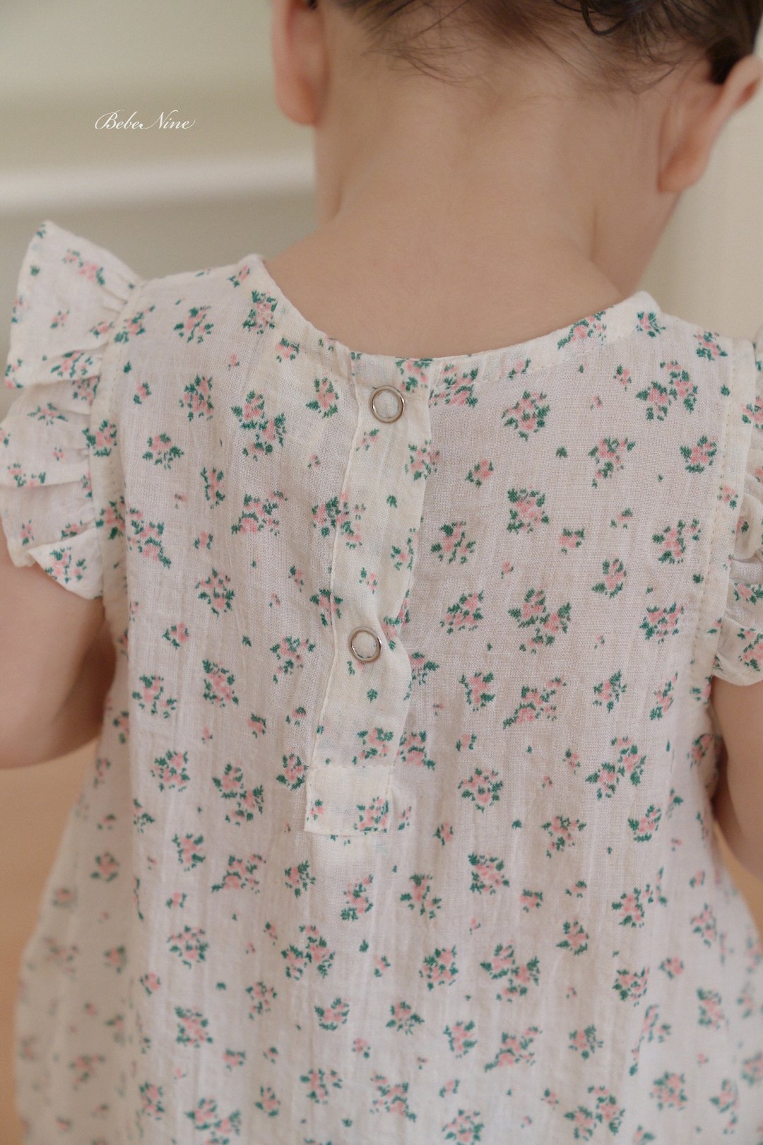 ☀️預訂 韓國直送☀️🇰🇷Bebenine兩色花卉蝴蝶結荷葉邊背心包屁衣