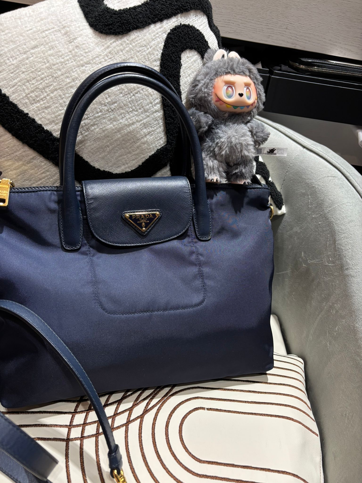 Prada Nylon 2Way bag 100%Authentic, 92%New 