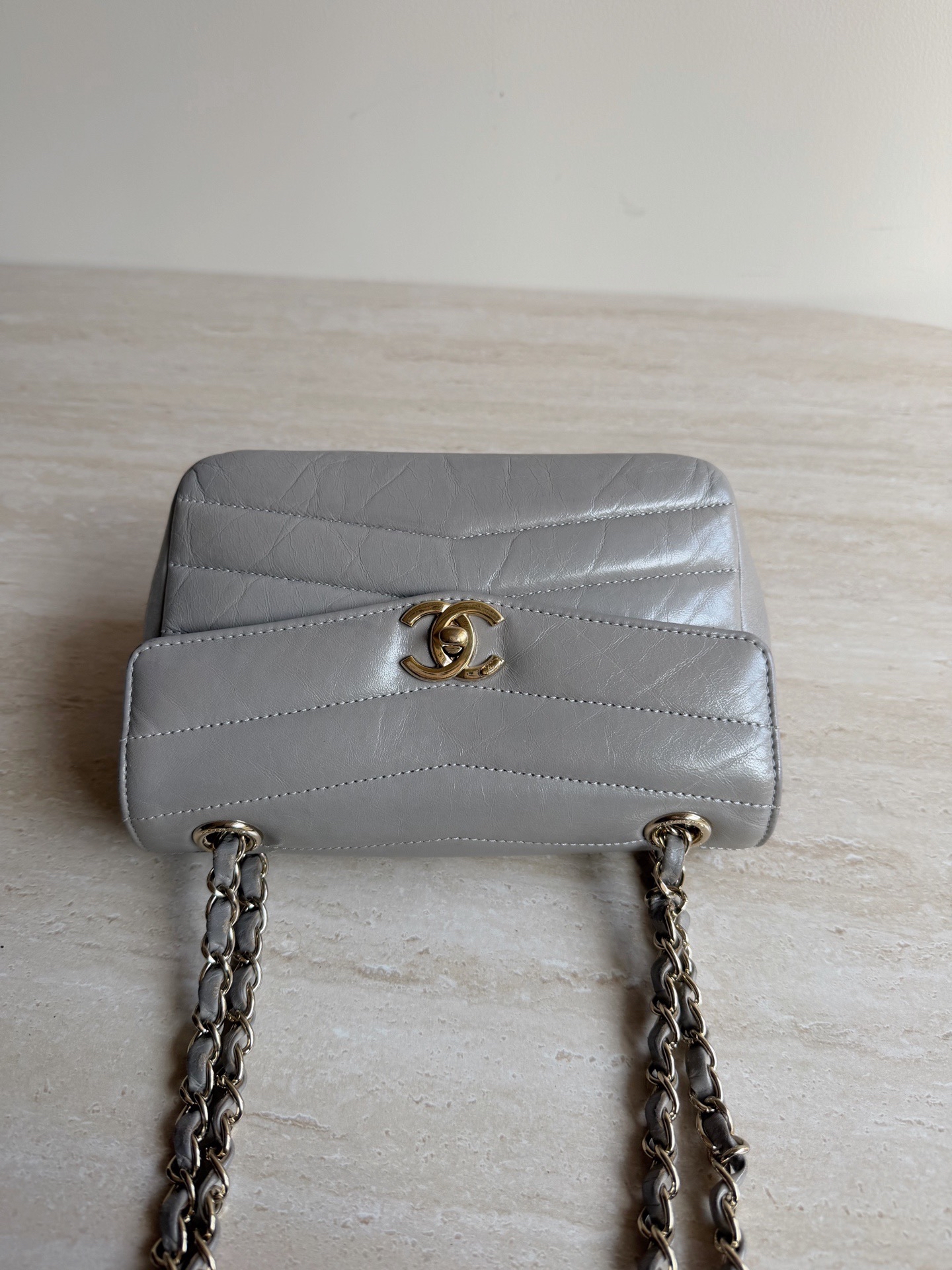 【預訂貨品】Chanel灰色方胖子