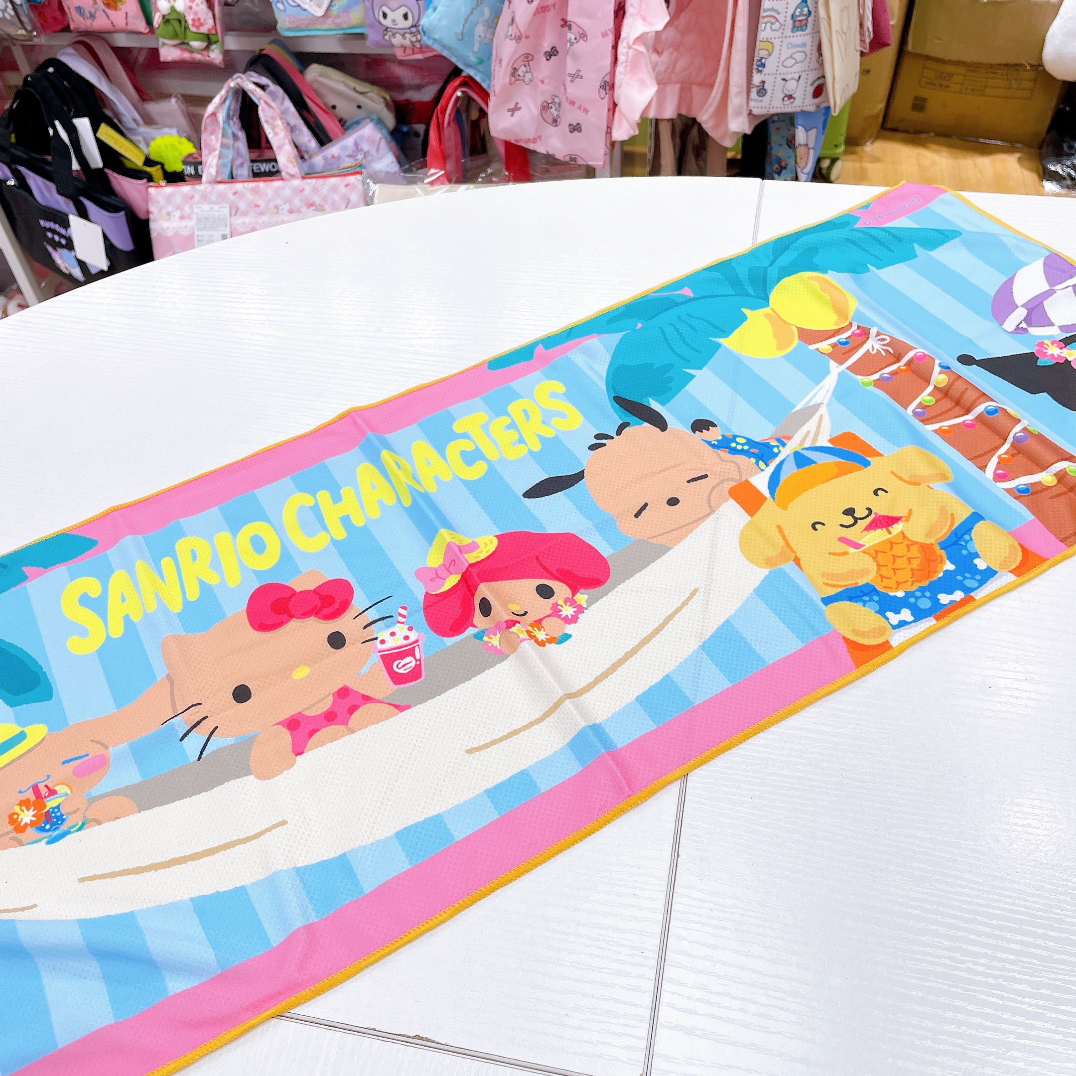 日本直送Sanrio新款良感毛巾90×30 cm！濕水扭乾之後就涼浸浸