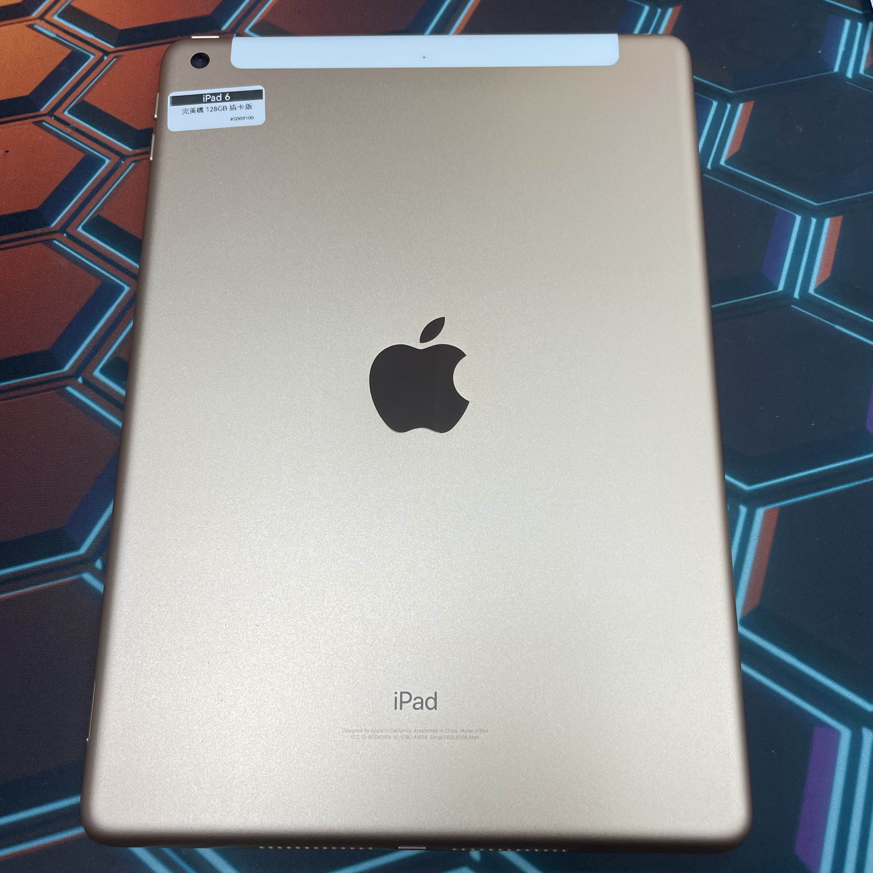 *6953 iPad 6 未使用品 128GB 插卡版 粉色 pink