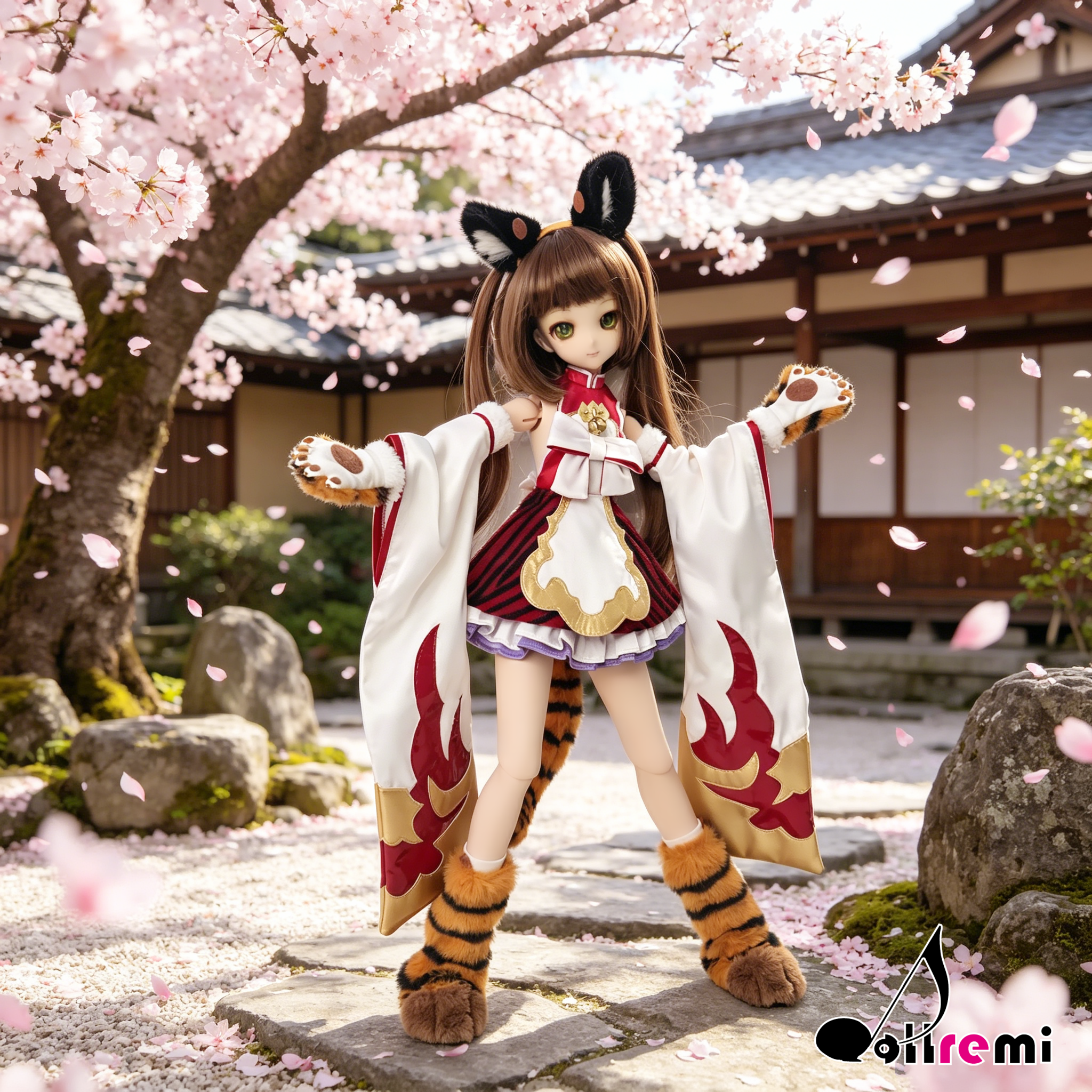 【dollremi】(DD0934) COS 碧藍幻想 Granblue Fantasy 虎神將 辛妲拉 Cidala - 黄桃 Huang