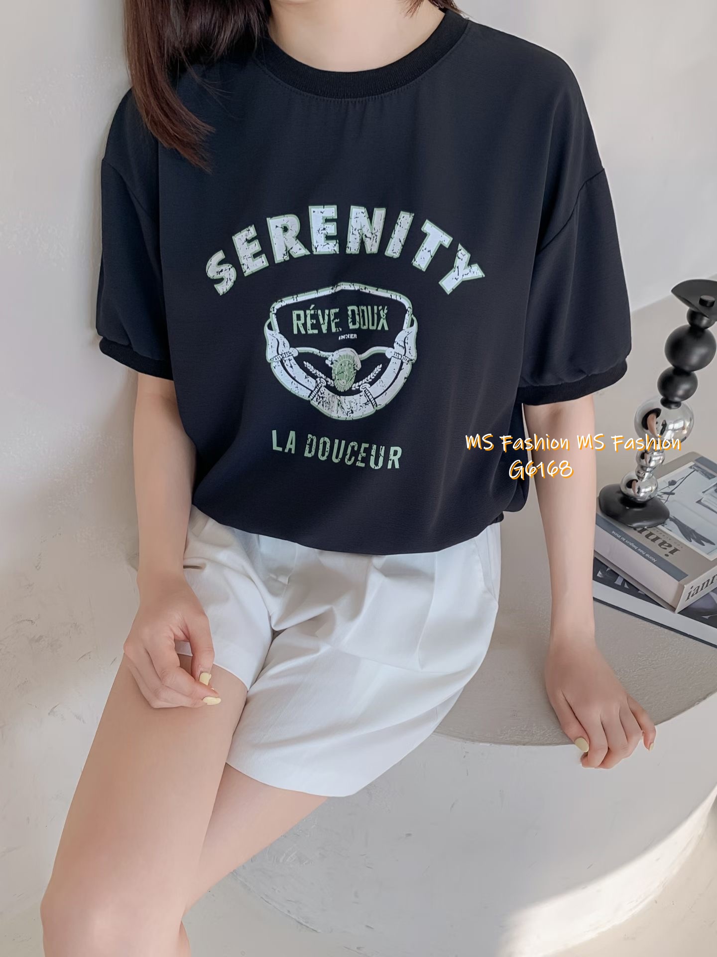 G6168 韓國🇰🇷拼邊字母top