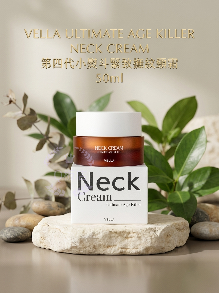 VELLA ULTIMATE AGE KILLER NECK CREAM 第四代小熨斗緊致撫紋頸霜 50ml