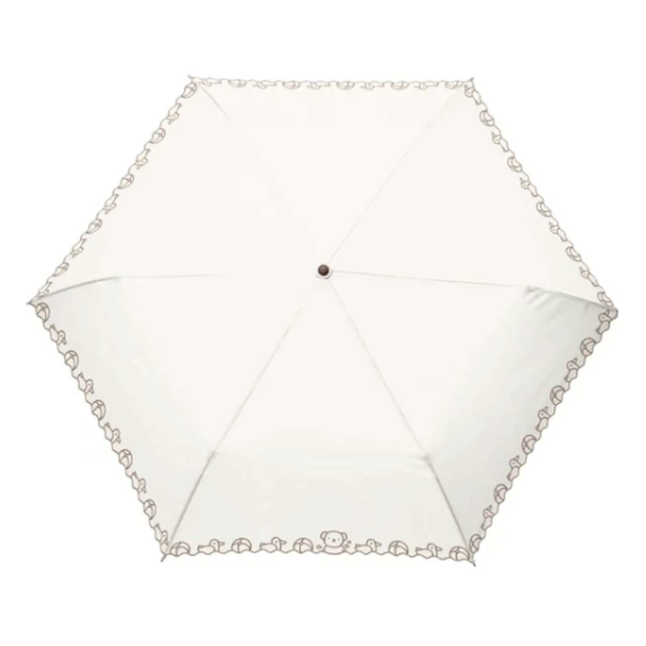 日本直送 Miffy 一級遮光晴雨兼用縮骨遮｜Miffy 手柄刺繡款 1st Class Light-Blocking, Compact Folding Umbrella