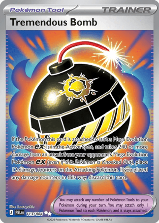 Pokemon TCG Pitch Black - Tremendous Bomb-113/084
