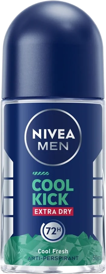 NIVEA FOR MEN Deodorant Roll On 50ml Cool Kick Green