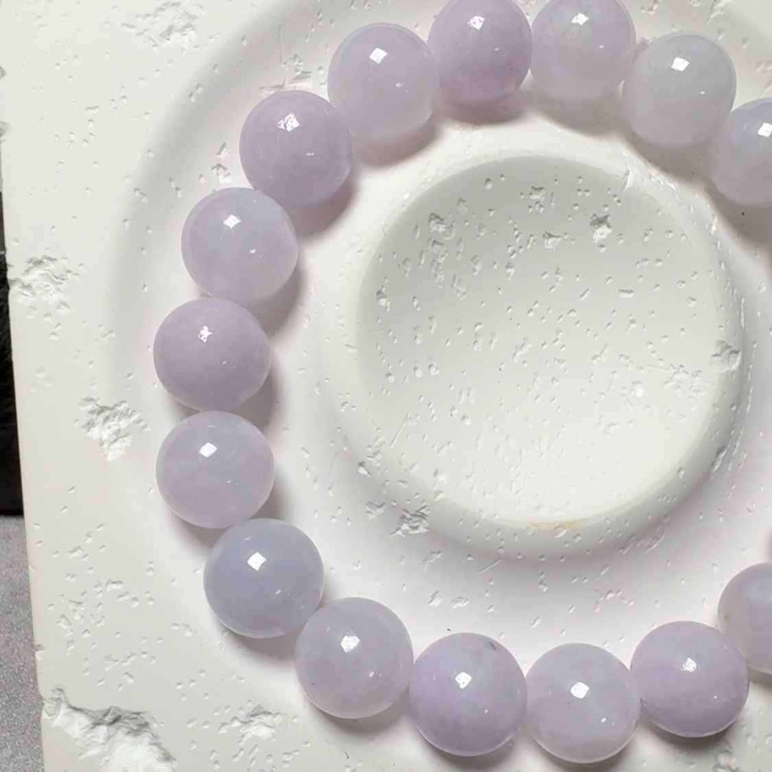 春彩淡粉紫卡10mm手串