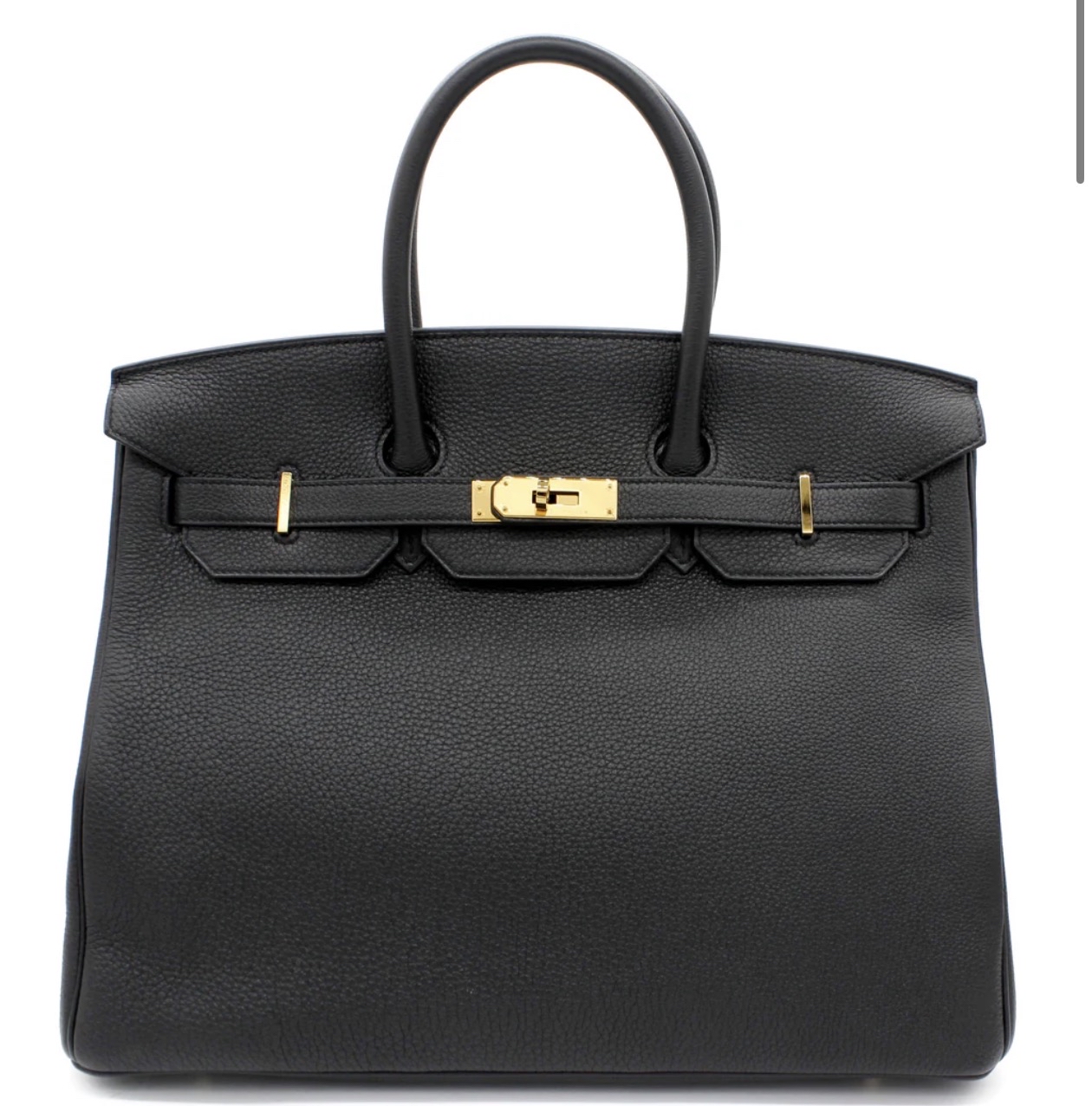 Birkin 35 handbag Black Togo