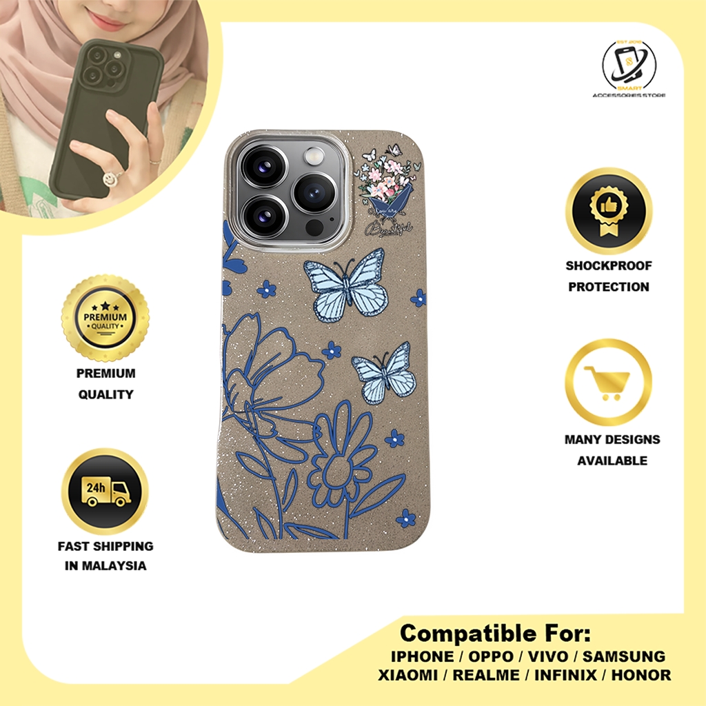 BLING CASE PHONE FOR IPHONE - DESIGN BUTTERFLY G