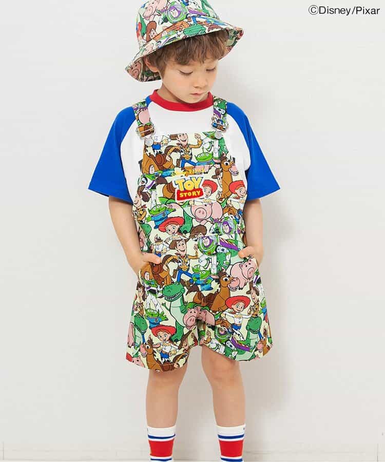 Toystory 5 日本童裝吊帶褲 彩色款 90-130cm 