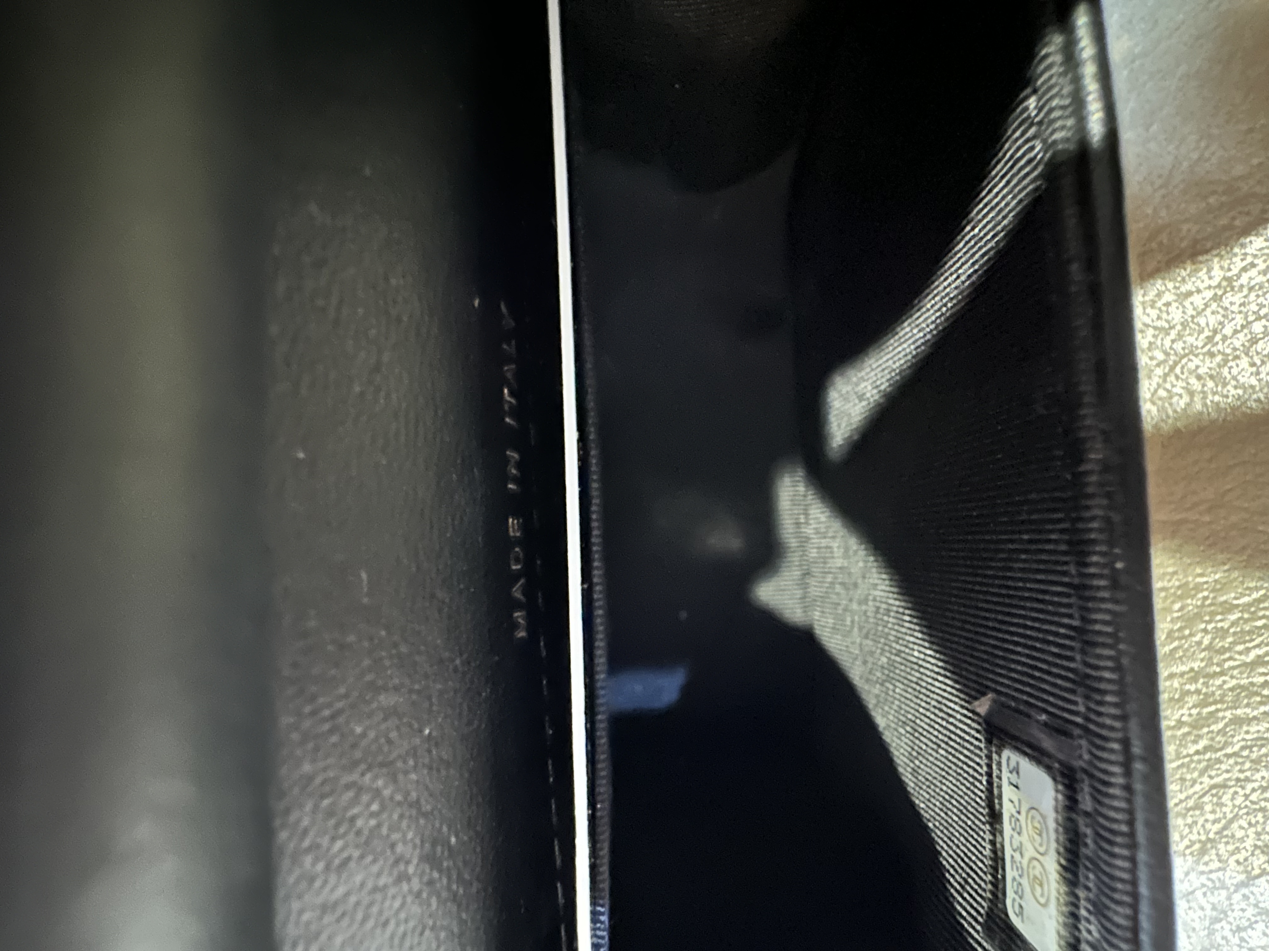 Pre-owned Chanel CC Quilted Crochet Flap Mini Black Lambskin Gold / Product Code: 26040507