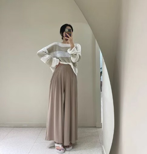 myDear 直紋親膚彈性 - 超收腿型必收Pants!