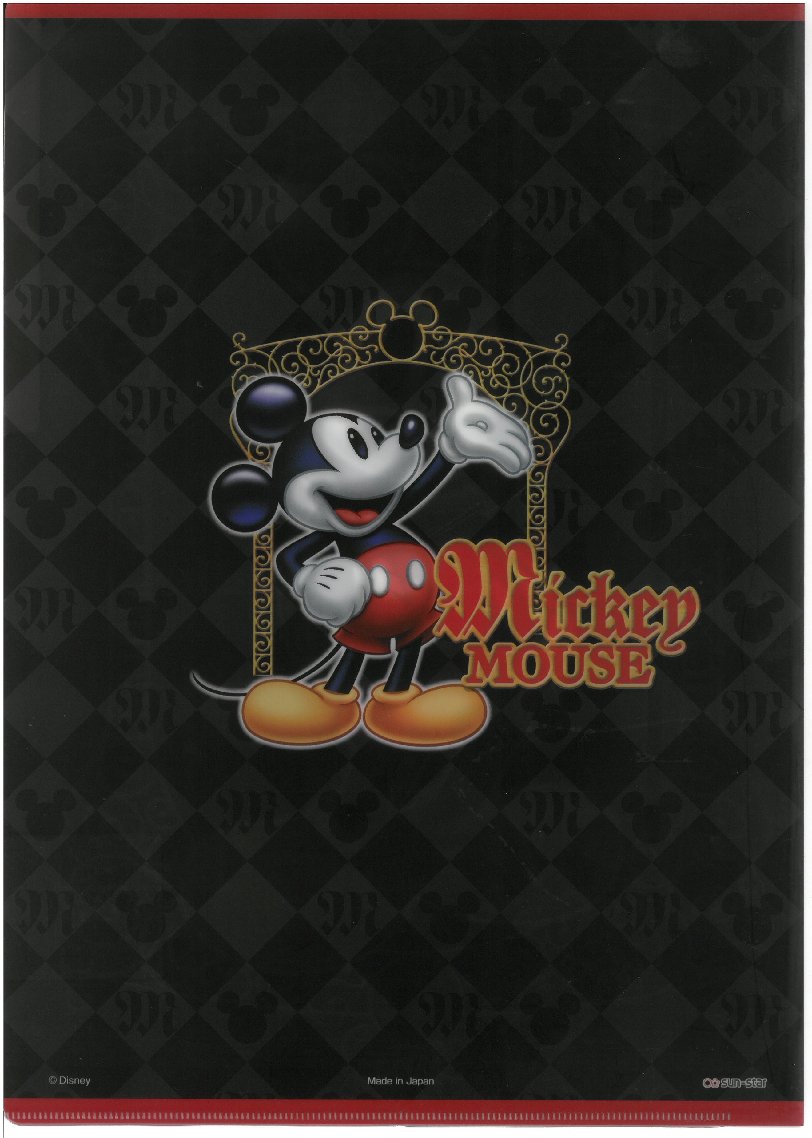 Mickey Mouse A4 3分頁文件夾 (2129-639)