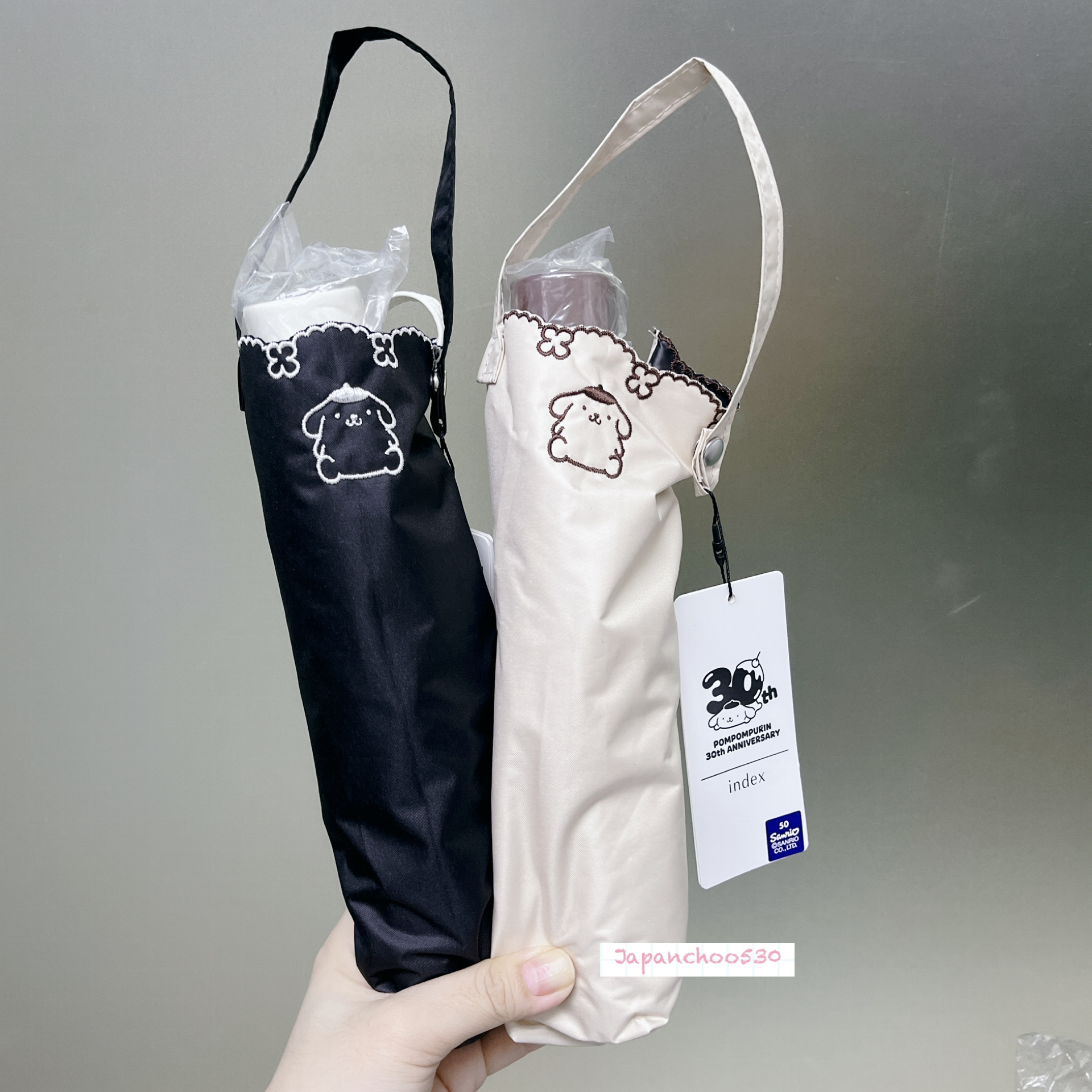 日本預訂📍日本index x 布甸狗30週年系列 - 防UV縮骨遮 不包郵