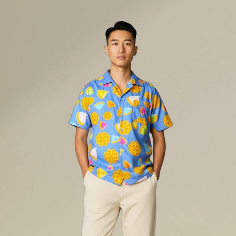 T6035 - Biskut Butang Haw Shirt