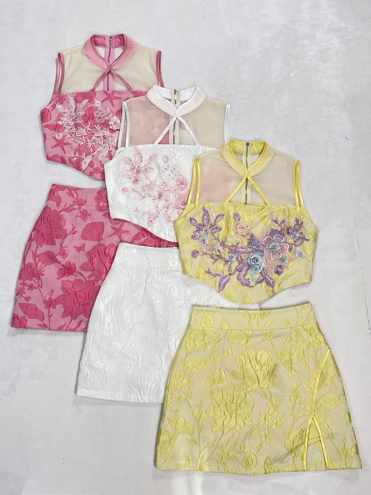 Celestial Bloom Qipao Set MC80
