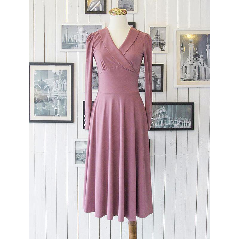 (Last XS) 1940s War Time Romance Swing Dress (FM076)