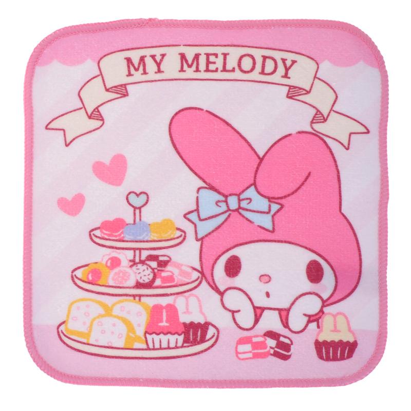 My Melody Mini Towel Set (2 pcs./ packs) w/ Plastic Tube 迷你方巾(2條裝)連膠樽