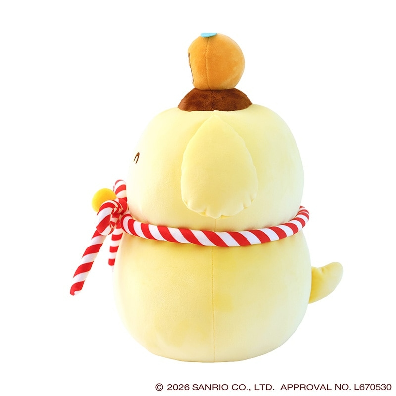 🌸 【預訂】Pompompurin 鏡餅公仔 - Pompompurin 30th x 郵便局