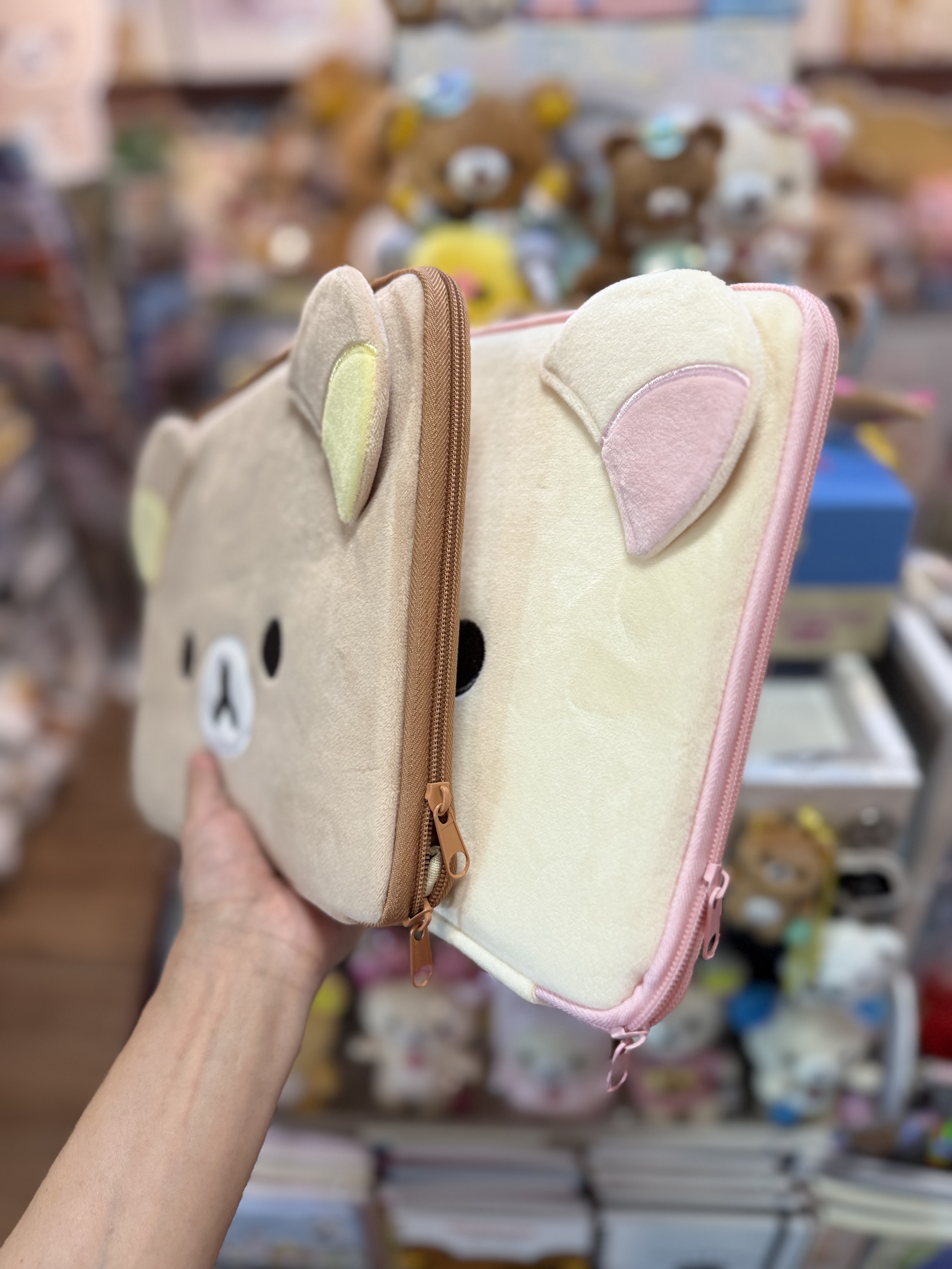 《現貨》全新日本限定Rilakkuma /小白熊平板電腦及配件收納袋
