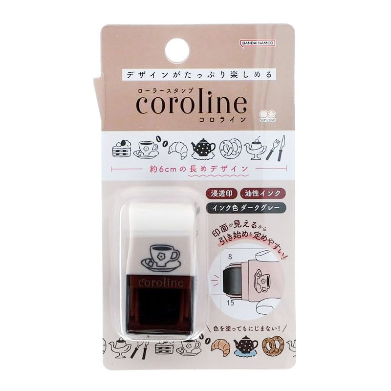 現貨｜Tea Time 茶點食物 Coroline 日版 轆轆 滾輪印章 (S3223477)