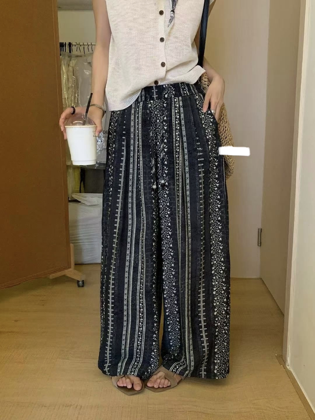 花紋長褲