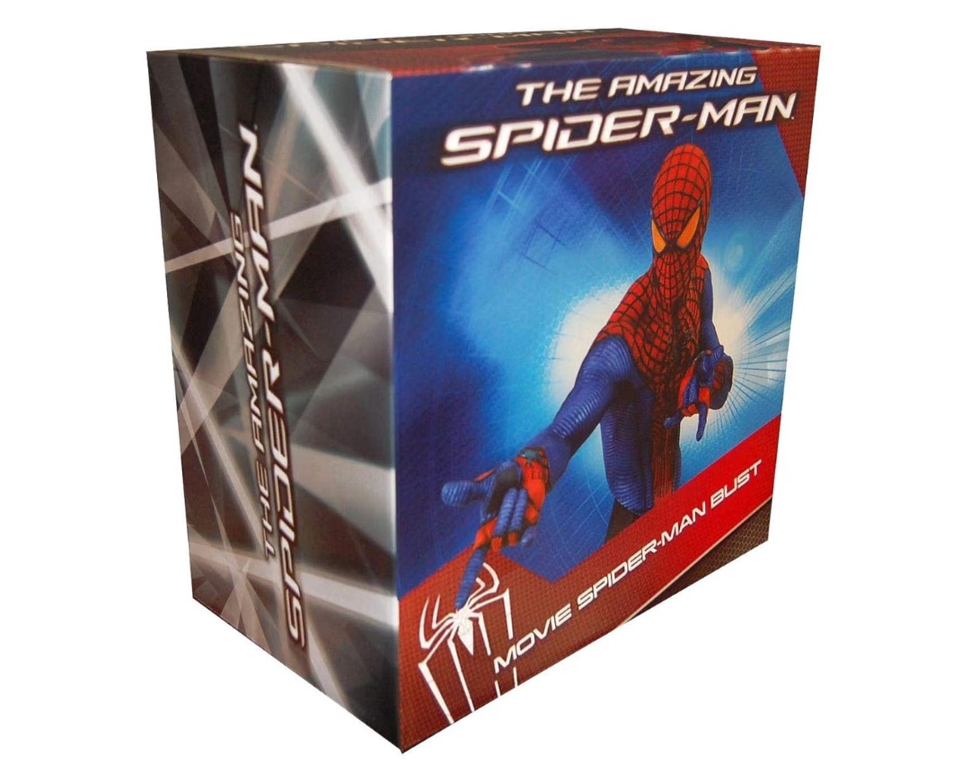 Amazing SpiderMan Movie 2012 SDCC San Diego Comic Con Exclusive Figure SpiderMan Metallic Bust
