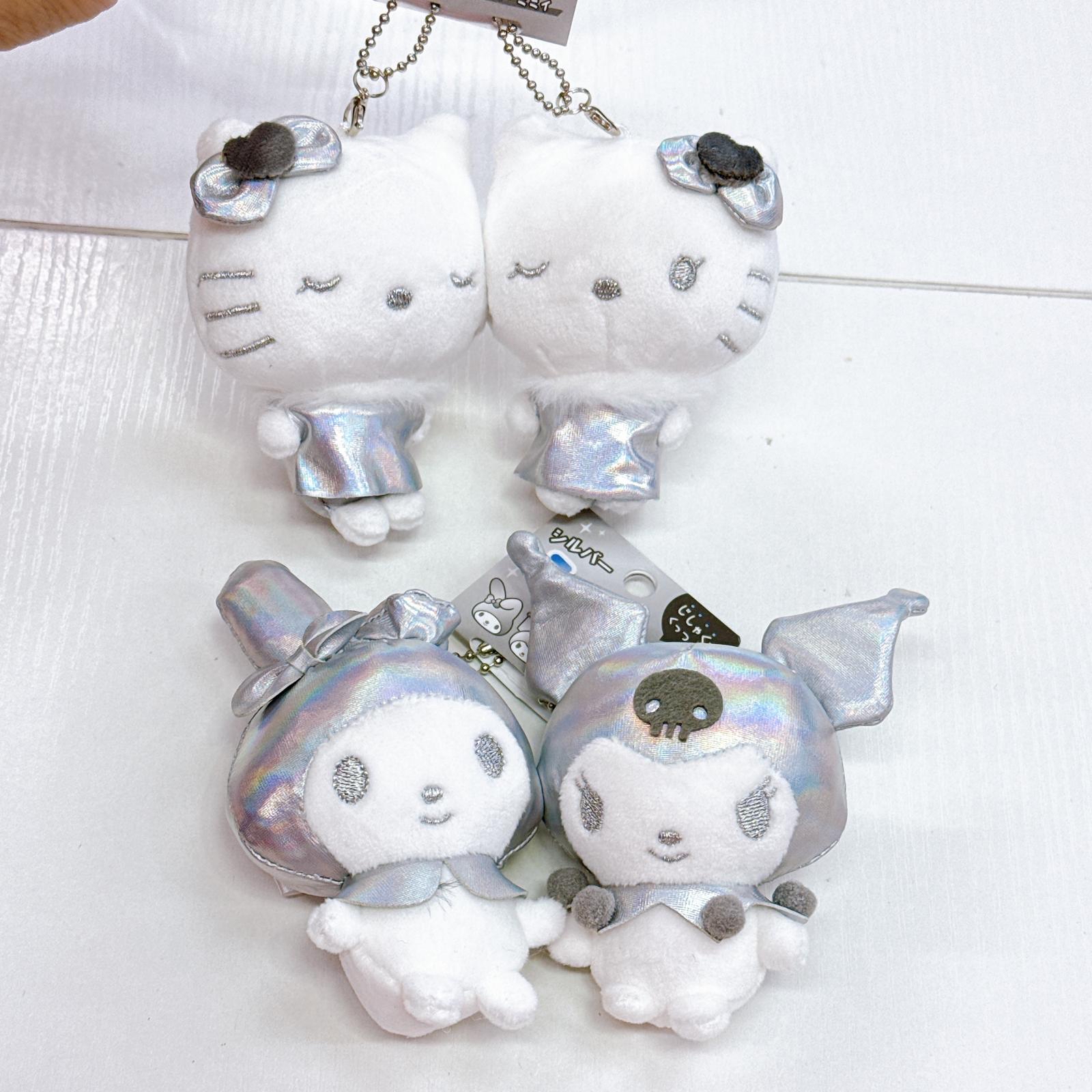 日本直送Sanrio kuromi kitty銀色系列磁石公仔