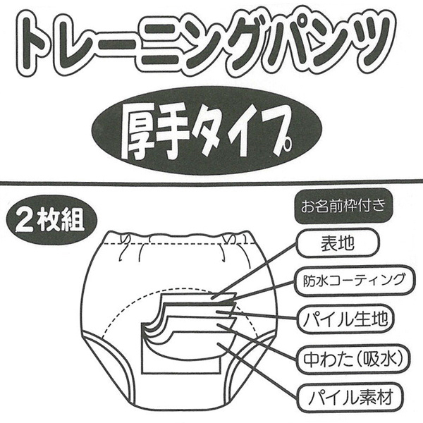 🇯🇵預訂 日本直送🇯🇵寵物小精靈印花五層學習褲兩件套裝