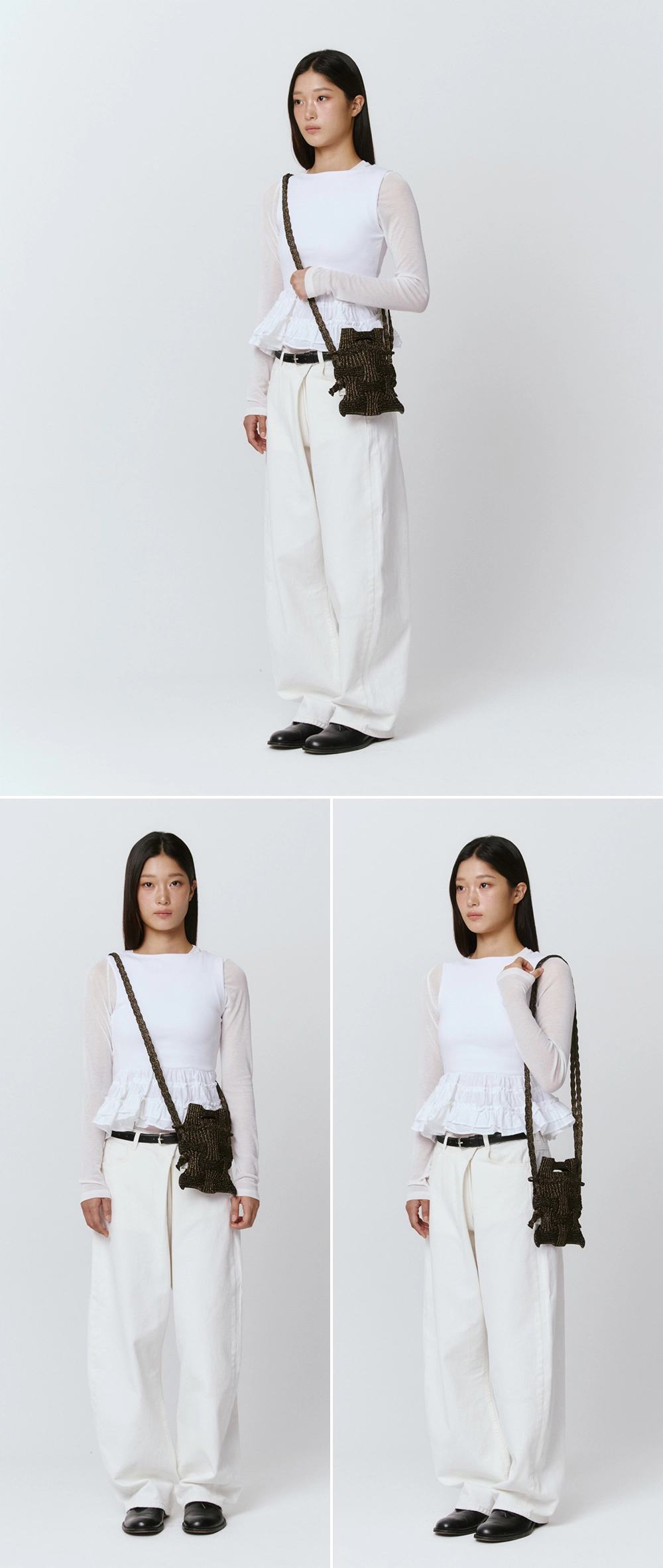 (2026新色) PLEATSMAMA 閃閃款迷你斜孭袋 Mini Cross Bow Bag Glitter (6色選擇)