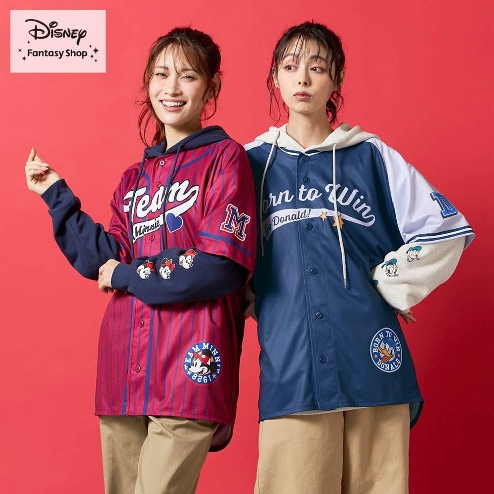 🆕【⭐訂購⭐】 🇯🇵日本直送 ❣️ #情侶裝❣️ #Disney 寬鬆版型 棒球衫［7款選］🌀 [PLJA-0123][261115]