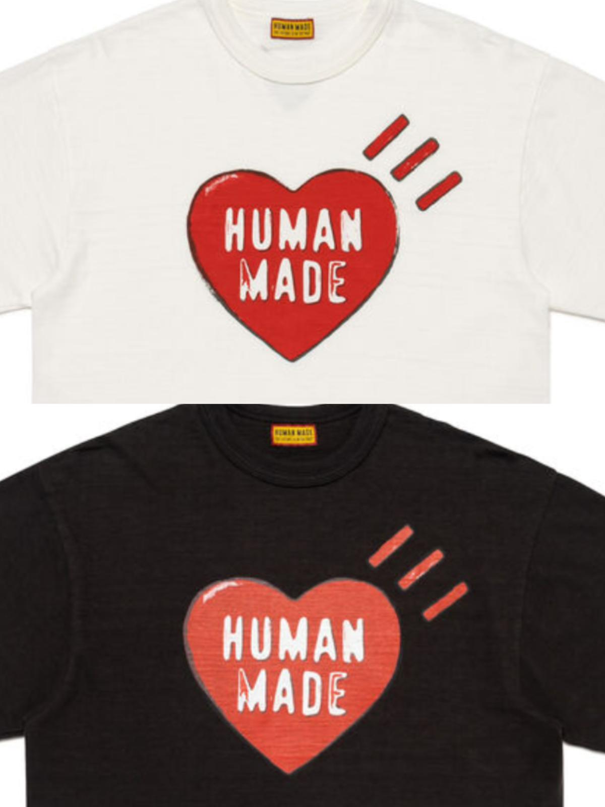 Human made GRAPHIC T-SHIRT White/ black Size S-3xl