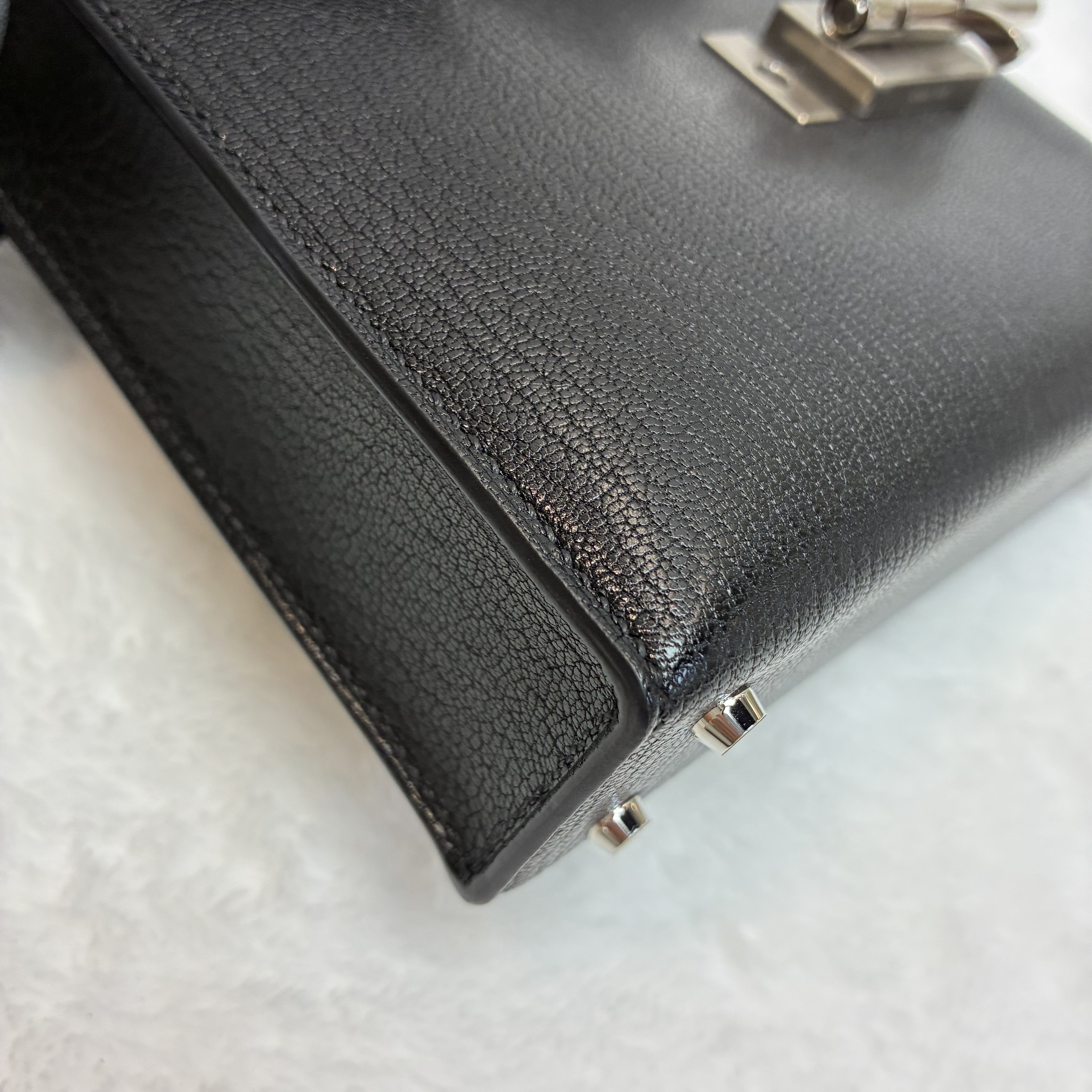 Hermes Mini Chevre Mysore Verrou Chaine 