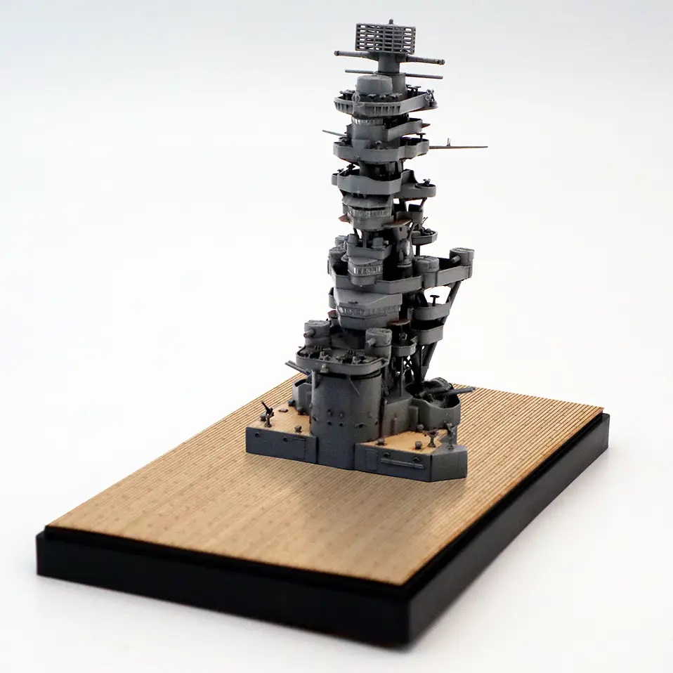 1/350 Japanese battleship Fuso Bridge (with Wooden Deck Sticker)