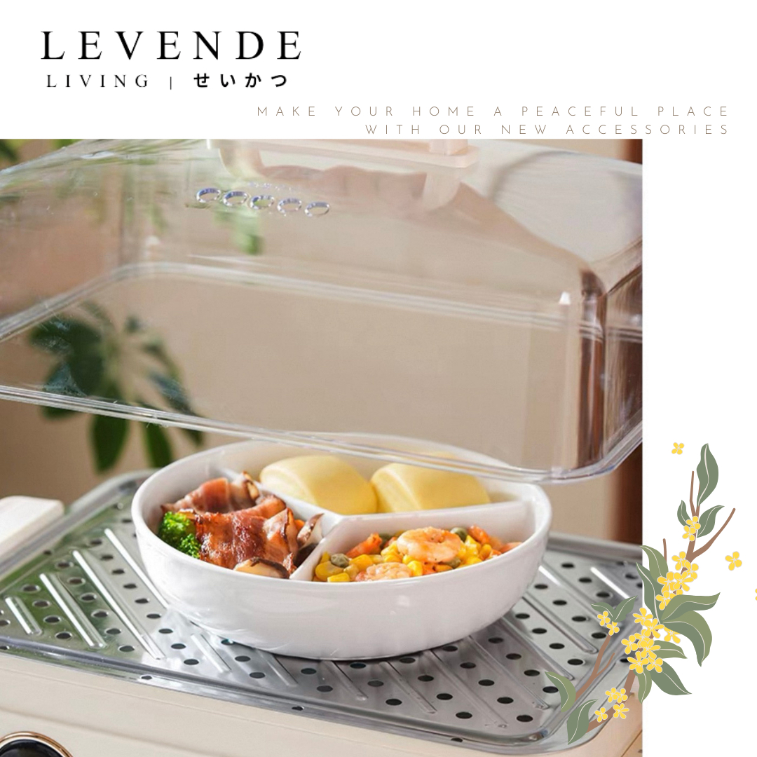 Levende簡約三分隔蒸盤