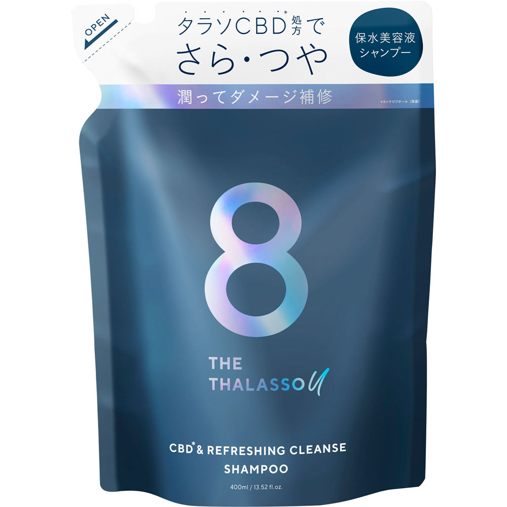 Eight the Thalasso CBD 清爽潔淨精華洗髮精補充裝 400ml