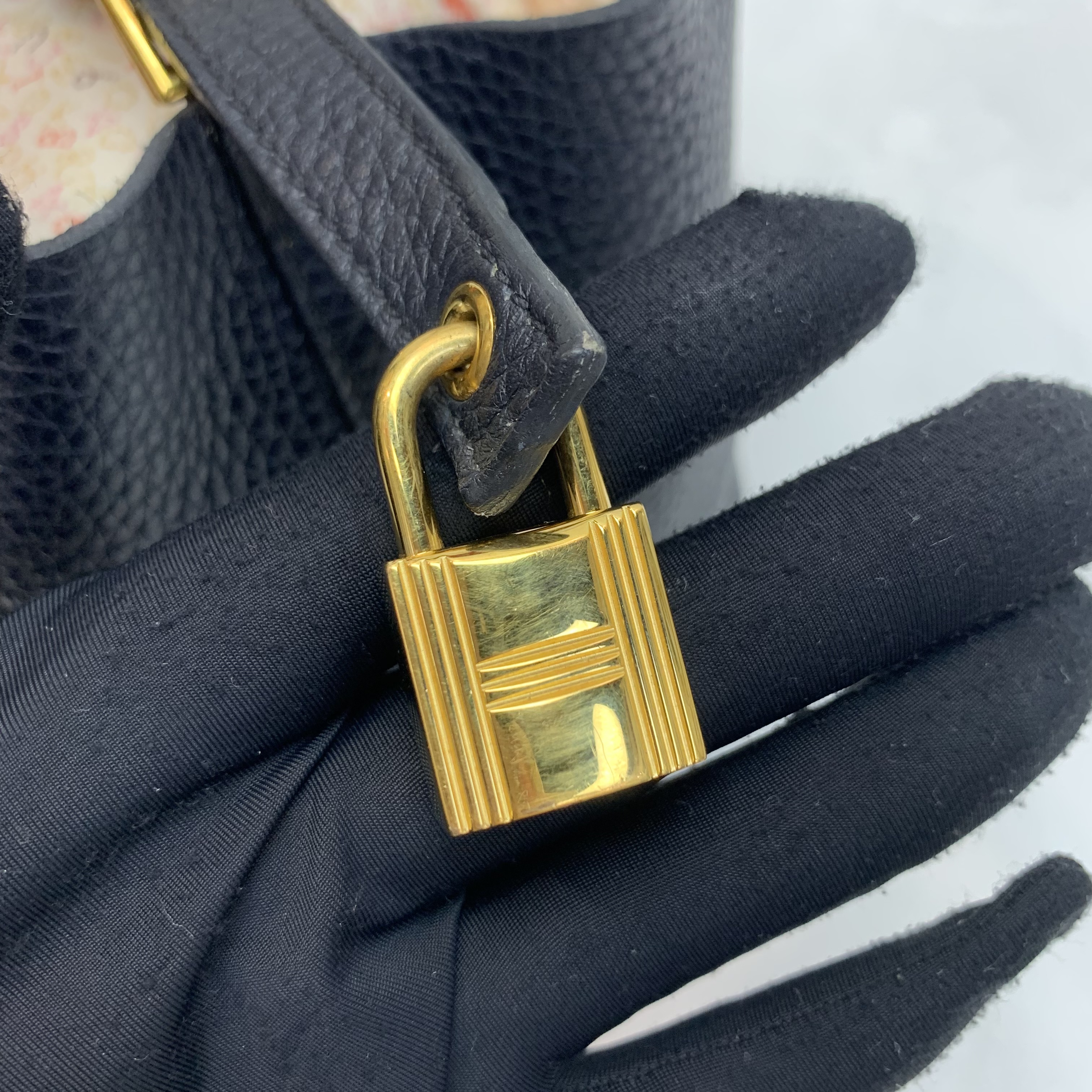 Hermes Picotin18 菜籃子18 颶風藍配金扣