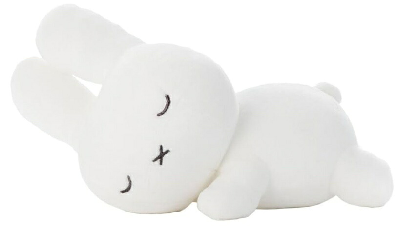Miffy米菲兔 呼呼大睡好朋友（白）絨毛玩偶 S 寬約23cm